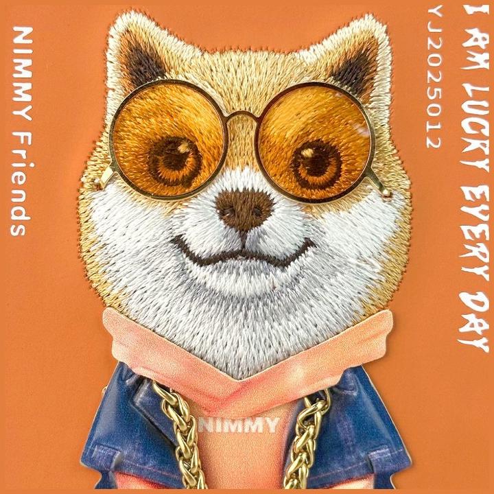 Produktbild Etuui Case Nimmy Glasses Cool Dog for iPhone 17 Pro Max orange (Apple iPhone 17 Pro Max)