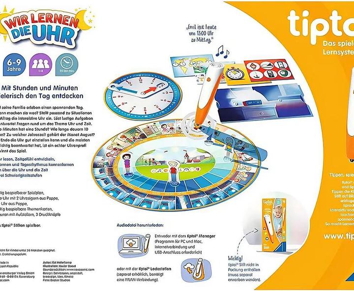 Produktbild tiptoi Wir lernen die Uhr (Deutsch)