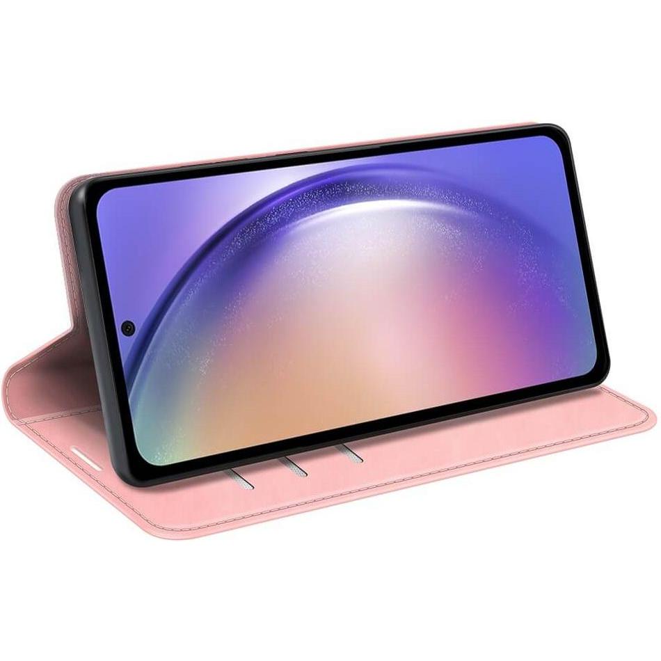 Thumbnail - Cover-Discount Galaxy A55 - Stand Flip Case Hülle rosa (Samsung Galaxy A55), Smartphone Hülle, Rosa
