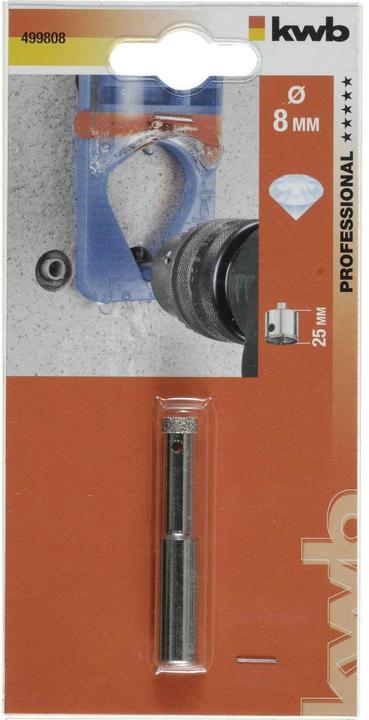 Actual product image kwb Diamond hole saw 8/25 Mm (8 mm)