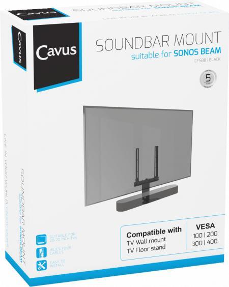 Image du produit Cavus Wandhalterung für SONOS BEAM (1 paire, Installation murale, Rotatif)