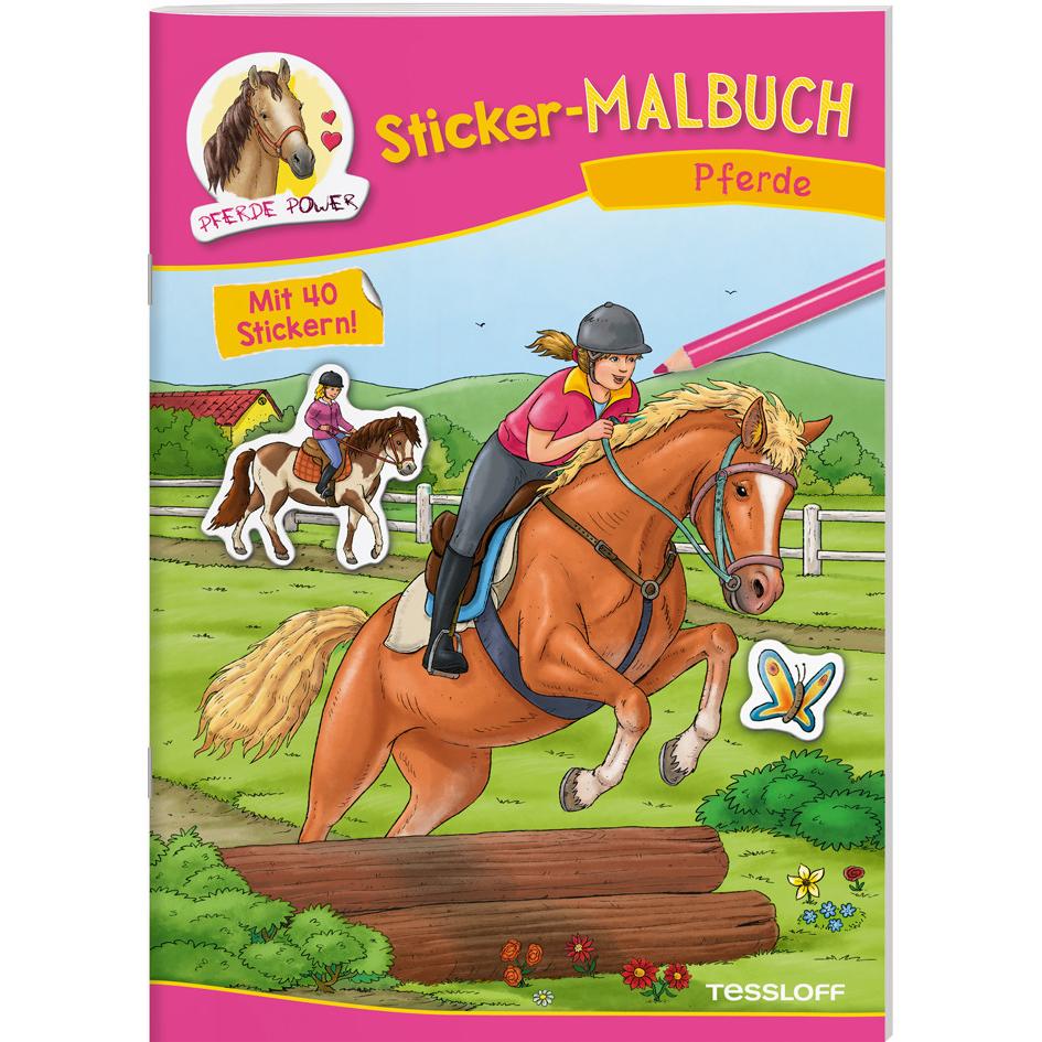 Tessloff Sticker-Malbuch Pferde
