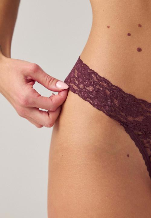 Produktbild Snocks Tangas aus Spitze (M, 3er Pack)