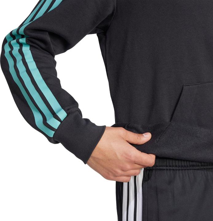 Produktbild Adidas Herren-Sweatshirt mit farbigem Schriftzug, schwarz (S)