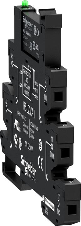 Image du produit Schneider Electric SLIM RELAY+SOCKET 1C/O LED 230VACDC SCRW