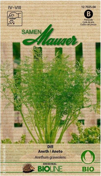 Image du produit Samen Mauser Aneth biologique (Graines d'herbes aromatiques)