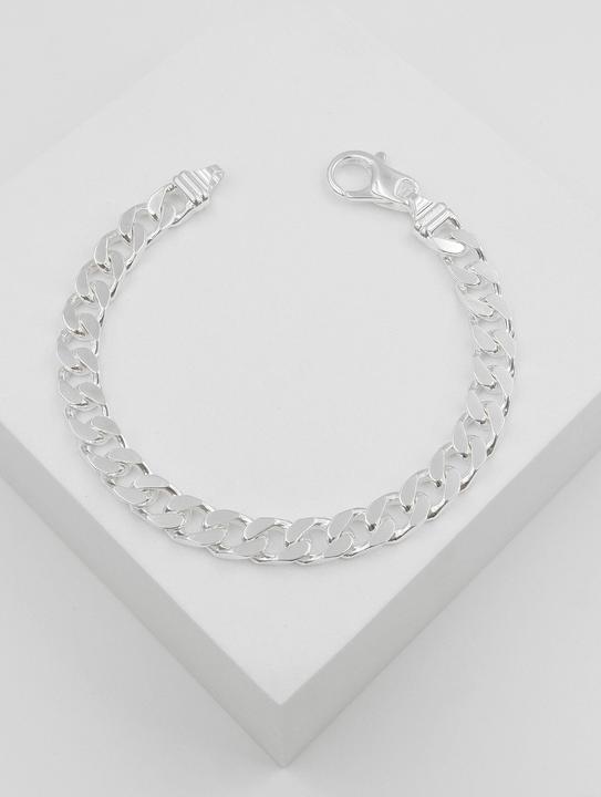 Produktbild Muau Bracelet tank silver 925, 7mm, 19cm (19 cm, Silber 925)