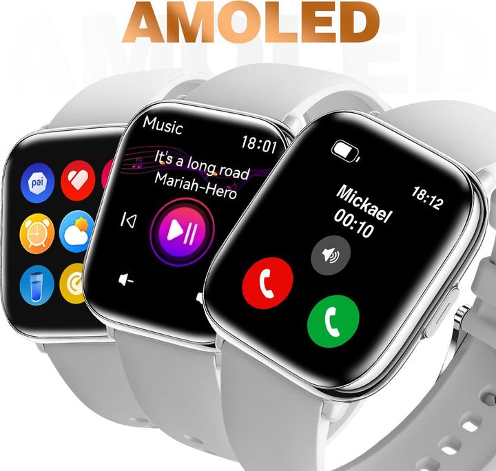 Actual product image Myphone Watch Pastel Silver/Foggy Day