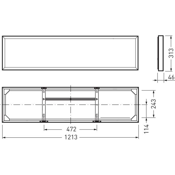 Thumbnail - Trilux, Wandleuchte + Deckenleuchte, LED-Anbauleuchte (4000 lm)