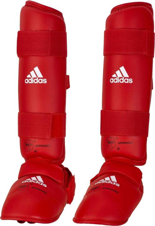 Actual product image adidas Shin & Instep Guards WKF approved red, 661.35 (40, 41)