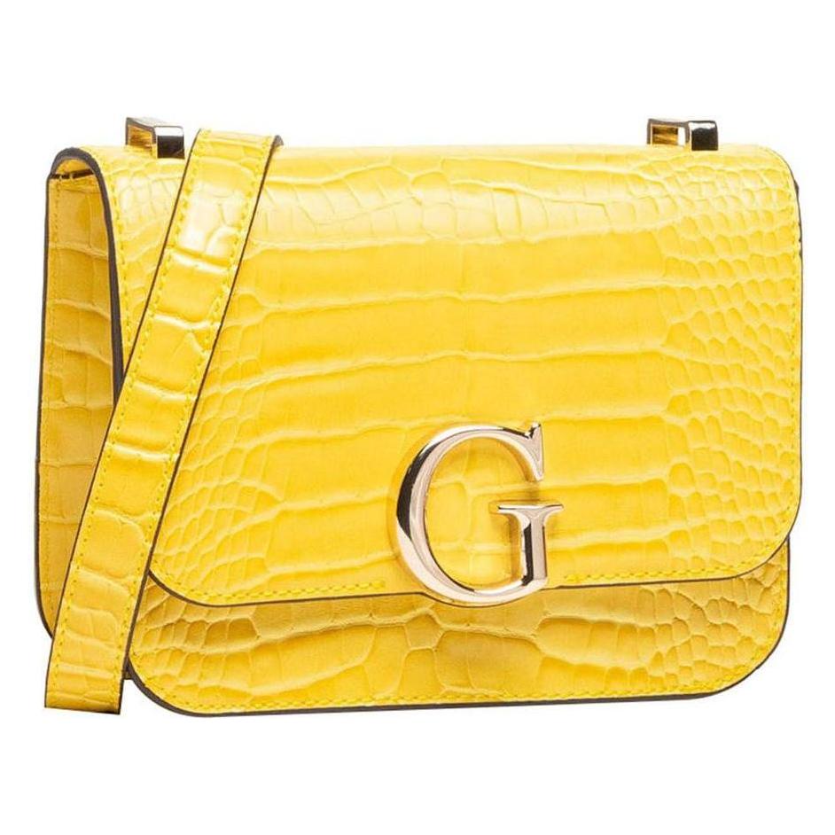 Guess, Armbanduhr, Corily, Textile Crossbody Bag, Yellow, 18.5 X 14.5 X 7 Cm, For Women, Gelb