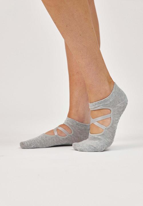Produktbild Snocks Pilates Socken mit Riemchen (2er Pack, 43 - 46)