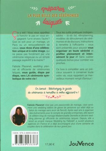 Produktbild Préparer la plus belle des cérémonies laïques (Plazanet Fabiola, Französisch)