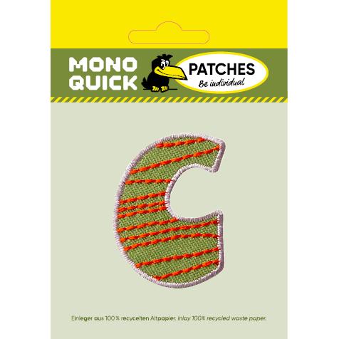 Thumbnail - Mono Quick Buchstabe C, Applikationen, Mehrfarbig