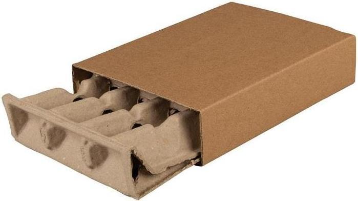 Transpak Polsterbox L-BOXeco basic Masse 200x142x40mm Noppenhöhe 20mm braun (130 Stk.)