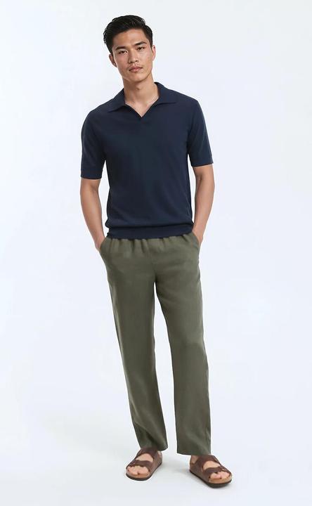 Immagine prodotto La Redoute Collections Kurzärmeliges Poloshirt mit V-Ausschnitt (3XL)