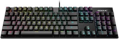Produktbild Gigabyte AORUS K1, Mechanical gaming keyboard, RGB LED lighting, EN, Black, with cable (Englisch International, Kabelgebunden)