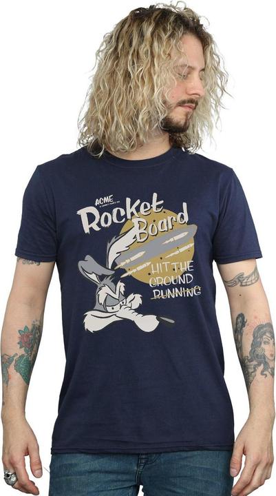 Immagine prodotto Looney Tunes Maglietta da uomo Rocket Board Wile E Coyote in cotone (3XL)