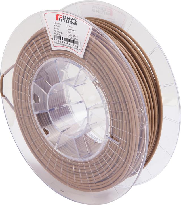 Actual product image Formfutura EasyCork - Light (2.85mm - 500 gram) - 500 g (PLA, 2.85 mm, 500 g, Brown)
