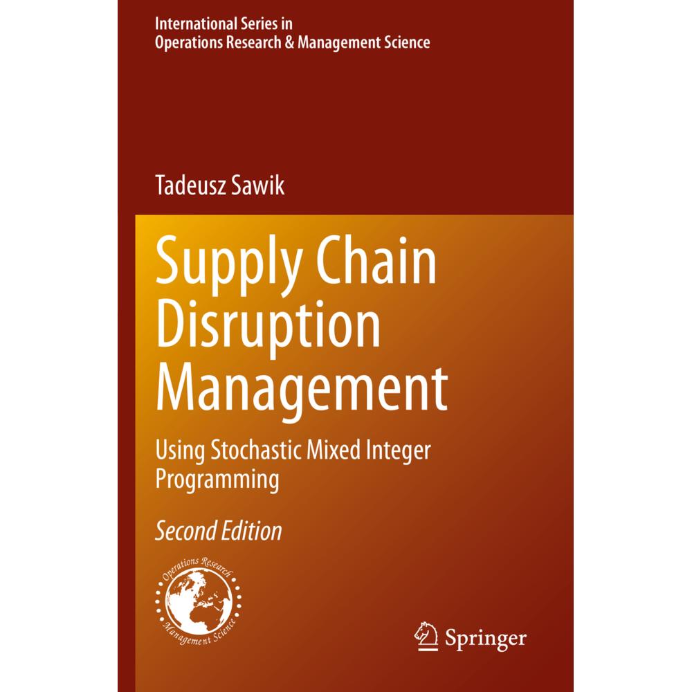Supply Chain Disruption Management, Fachbücher von Tadeusz Sawik