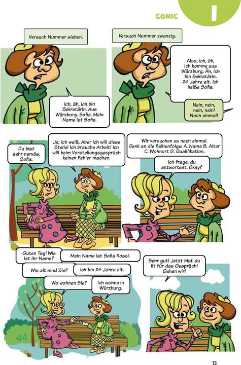 Image du produit Sprachlern-Comic Deutsch als Fremdsprache (Allemand, Anglais, 2022)