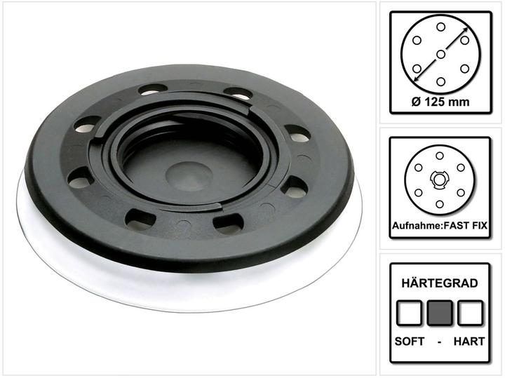 Actual product image Festool Grinding disc ST-STF D125/8 FX-W-HT (Soft)