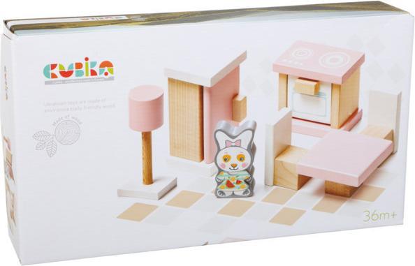 Actual product image Cubika Doll house furniture wooden kitchen