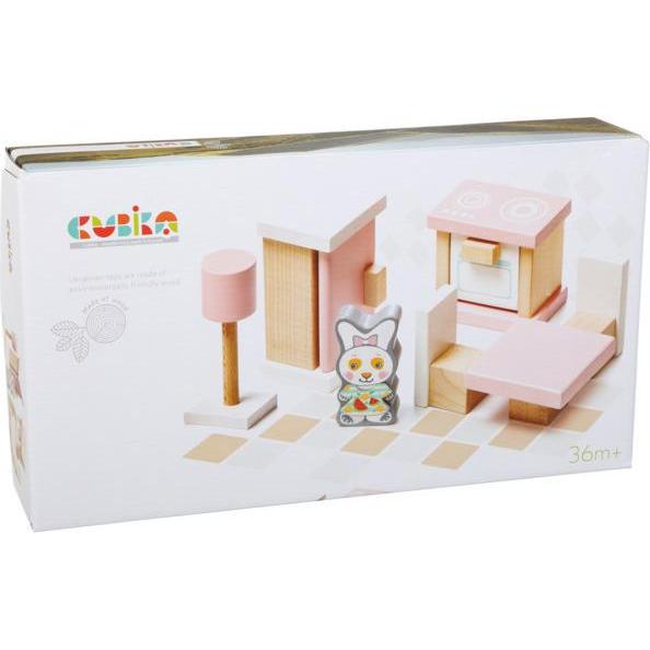 Thumbnail - Cubika Puppenhausmöbel aus Holz Küche