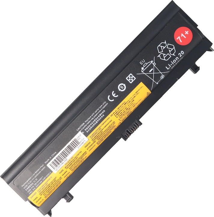 Produktbild AccuCell Akku passend für Lenovo Thinkpad L560, L570, 00NY488, 00NY489, SB10H45073, FRU00NY489, 10,8V 4400mAh (4400 mAh)