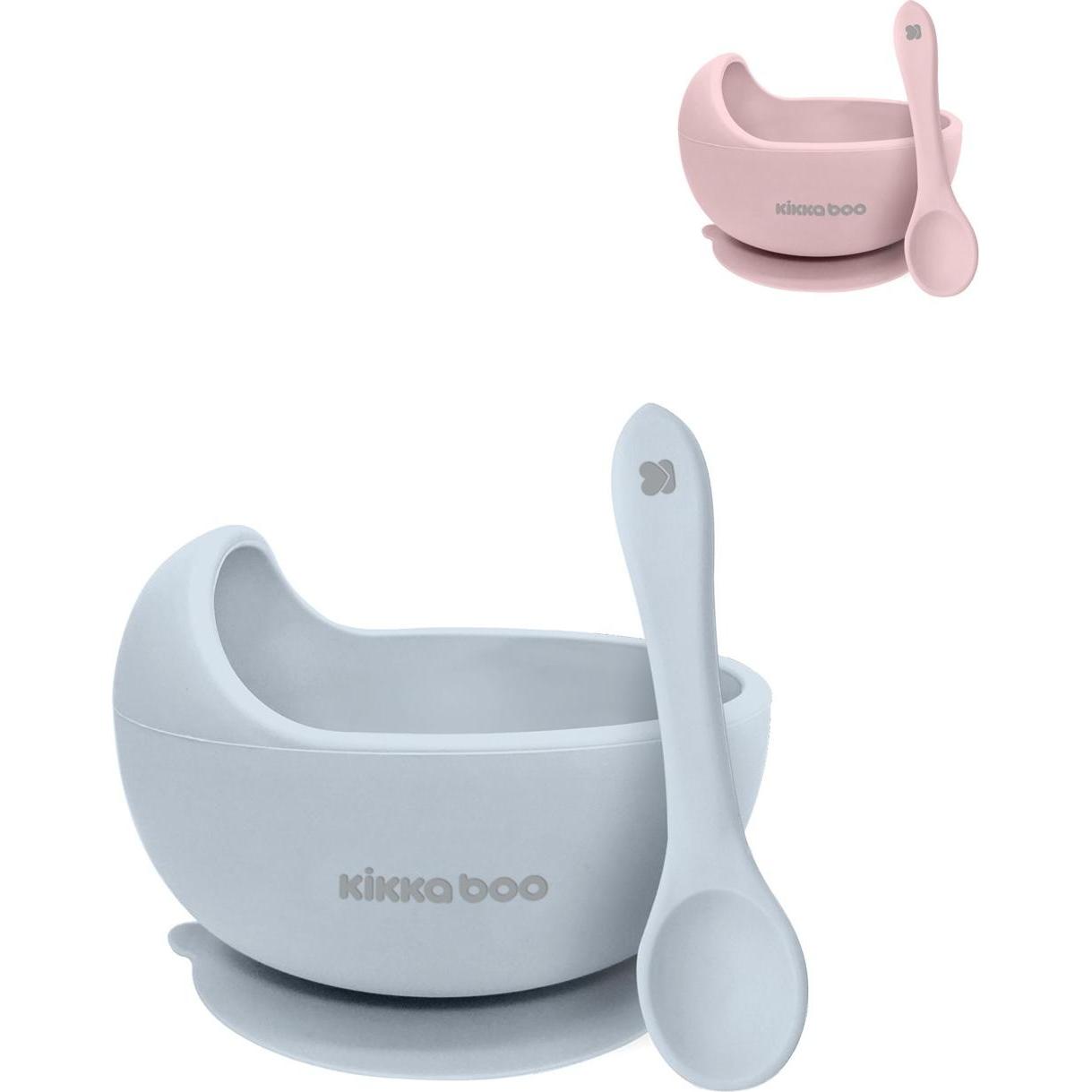 Kikkaboo, Kindergeschirr + Kinderbesteck, Kinder Silikonschüssel Yummy