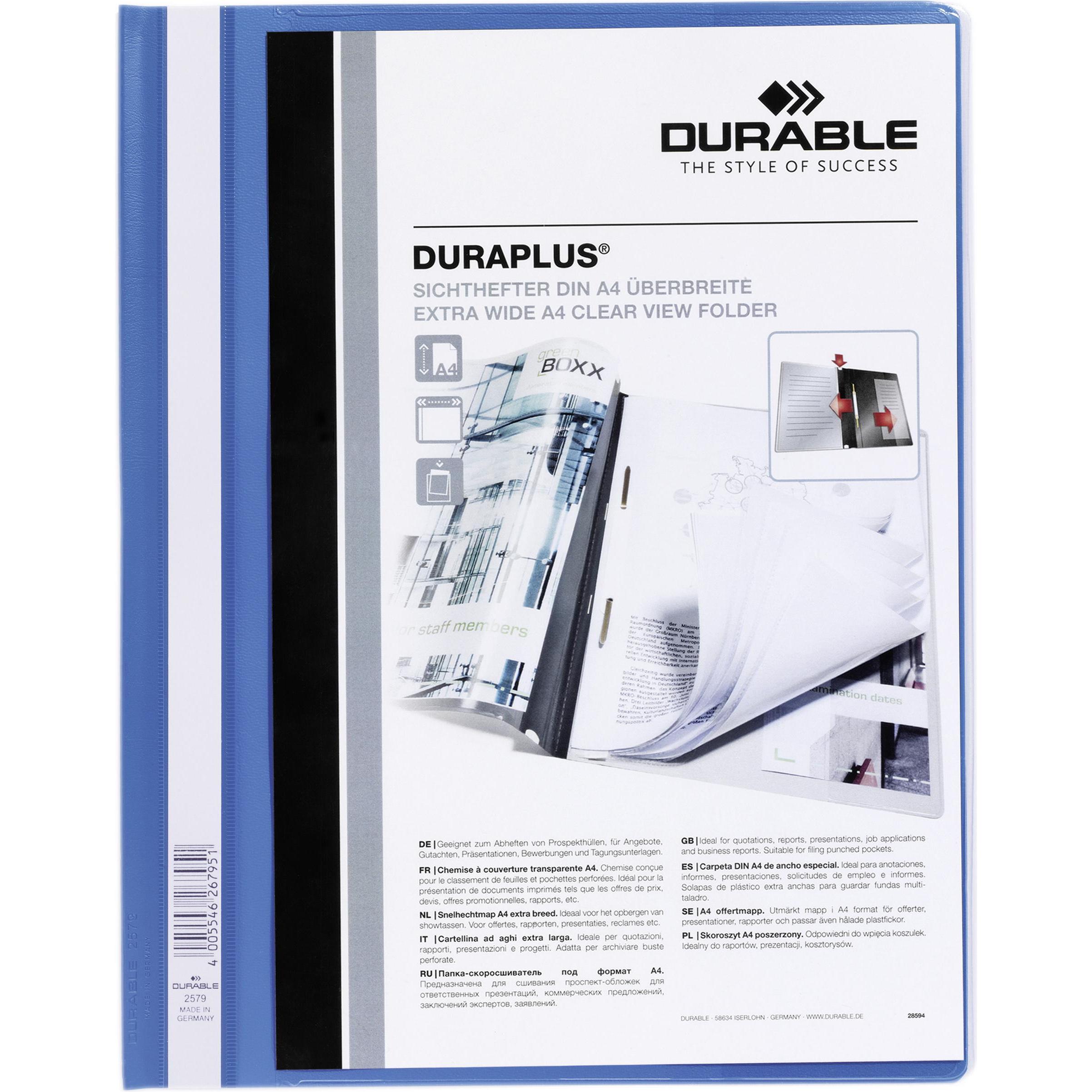 Durable, Mappe, Sichthefter DURAPLUS (A4, 1 x)