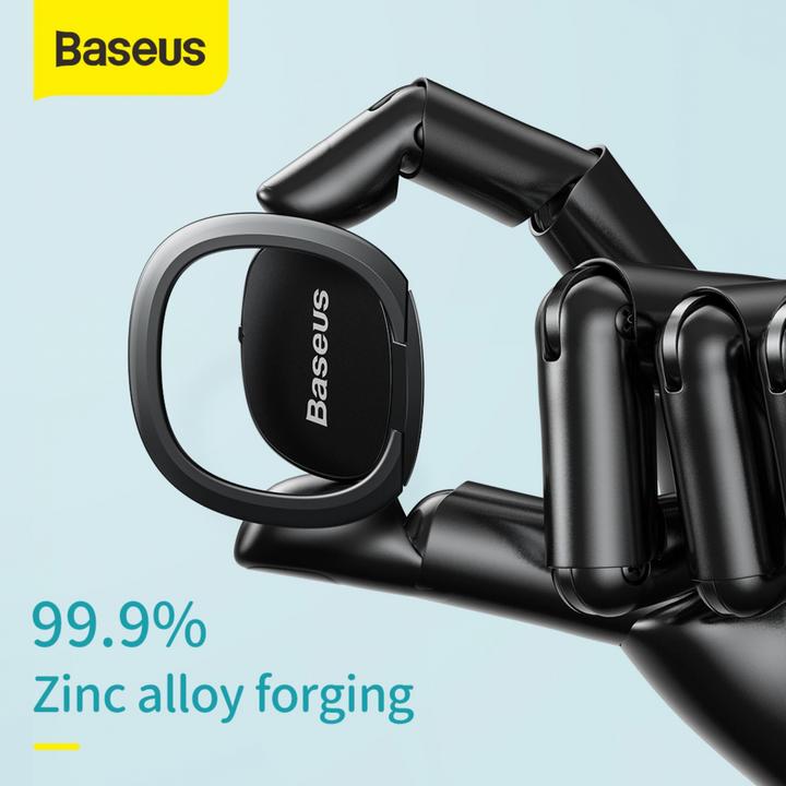 Actual product image Baseus Invisible phone ring holder Silver