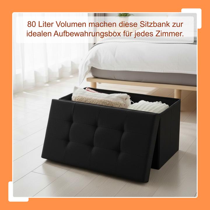 Actual product image Relaxdays Sitzbank aus Stoff (76 cm)