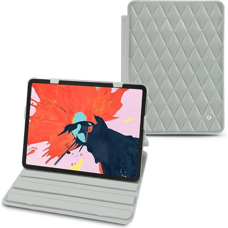Noreve Lederschutzhülle horizontal (iPad Pro 11 2018 (1. Gen)), Tablet Hülle, Grau