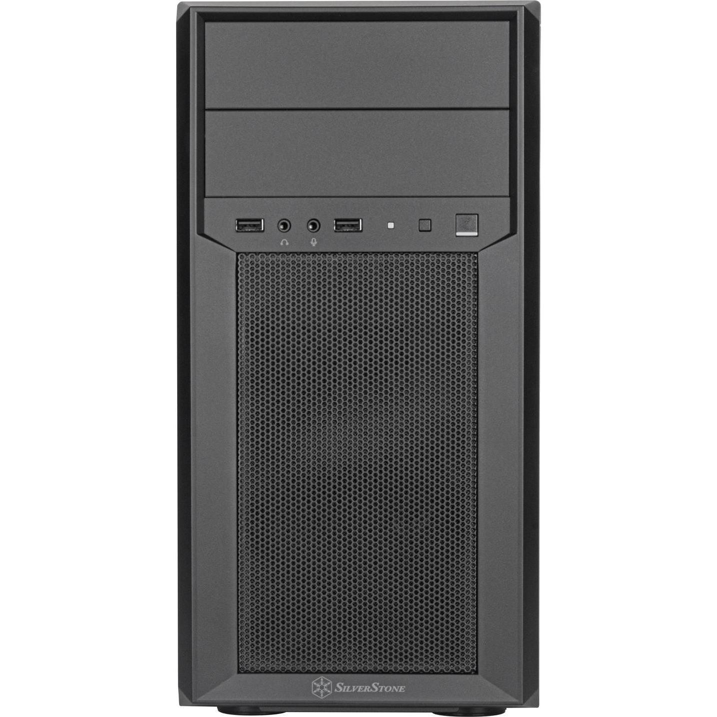 Thumbnail - Silverstone Fara 313 (mATX), PC Gehäuse, Schwarz