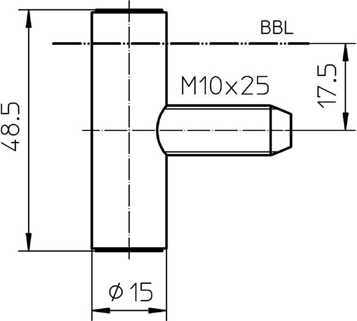 Actual product image Simonswerk Door hinge frame part V 4700 WF, hinge ø 15 mm, nickel-plated steel