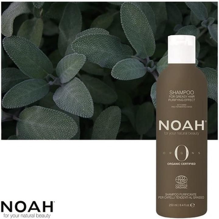 Actual product image Salvatore Ferragamo Origins COSMOS ORGANIC Purifying Effect Shampoo for Greasy Hair 250ml - Made in Italy - Cruelty (250 ml, Liquid shampoo)