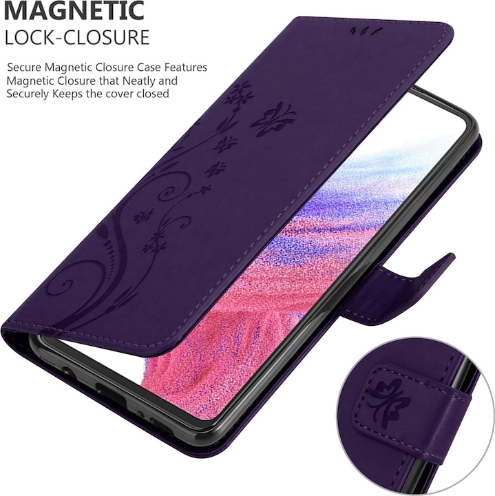 Immagine prodotto Cadorabo Custodia a libro a fiori per Samsung Galaxy A53 5G (Samsung Galaxy A53 5G)