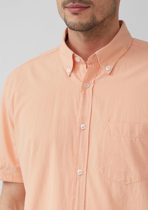 Image du produit S.Oliver Hemd Regular Fit: Kurzarmhemd mit Struktur-Streifen und Button-Down-Kragen (XL)