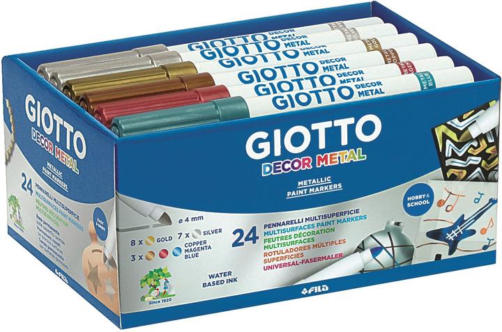 Giotto 5245 00 Décor Feutre de coloriage, 17 x 11,5 x 8,5 cm