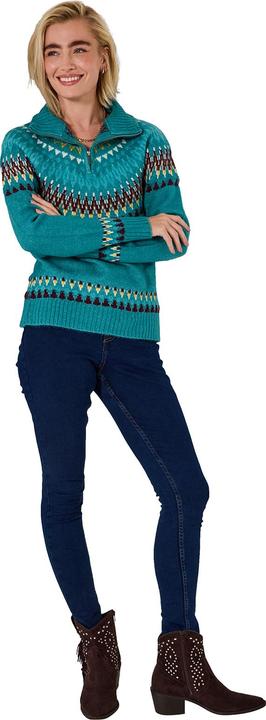 Produktbild Joe Browns Fairisle Chunky Half Zip Collar Jumper (40)