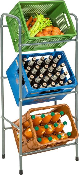 Immagine prodotto tectake Portabibite a cassetta (50 x 33 x 116 cm)