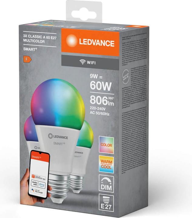 Image du produit Ledvance Classique (E27, 806 lm, 3x)