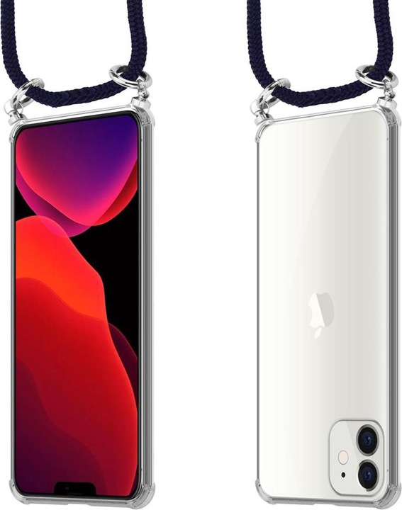 Produktbild Cadorabo TPU Handy Kette SILBER Cover