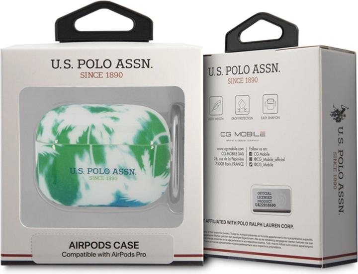 Produktbild U.S. Polo Hülle für Airpods Pro Palm Anti-Schock-Silikon (Kopfhörer Hülle)