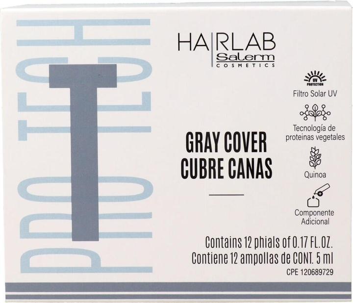 Salerm Hairlab Gray Cover Cubre Canas 5ml - Packung mit 12 Stück (Hell)