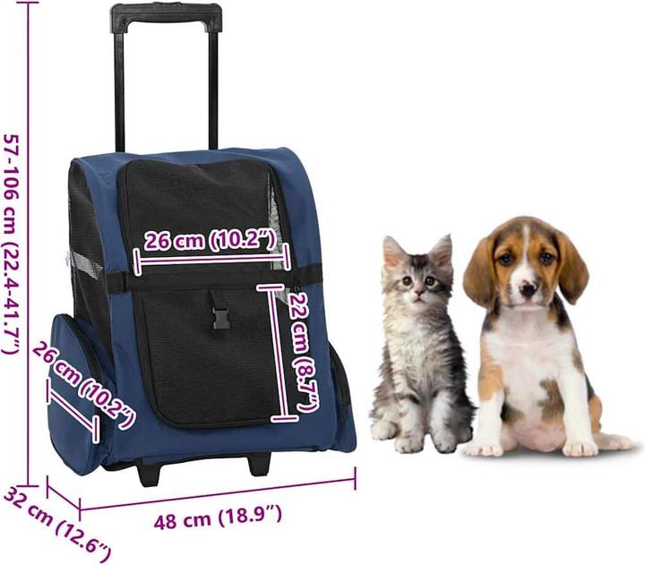 Actual product image vidaXL Haustierwagen (Cat, Dog, Foldable)