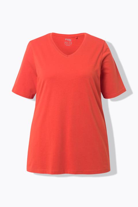 Produktbild Ulla Popken T-Shirts, 2er-Pack, V-Ausschnitt, Halbarm (50, 52)