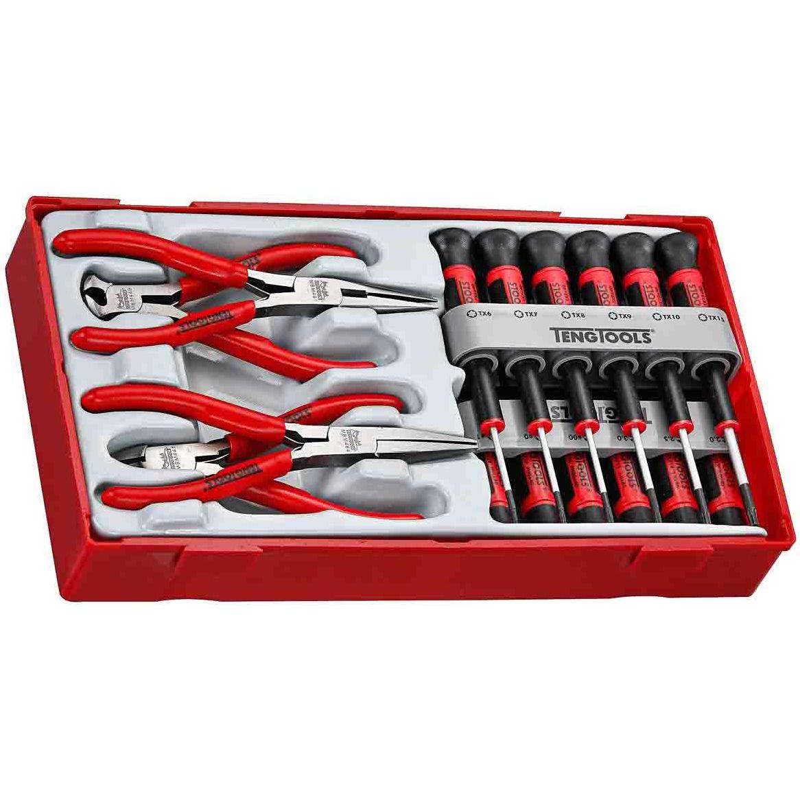 Teng Tools, Werkzeugkoffer, Kfz Werkzeugsatz, Koffer 16-teilig (16 Teile)