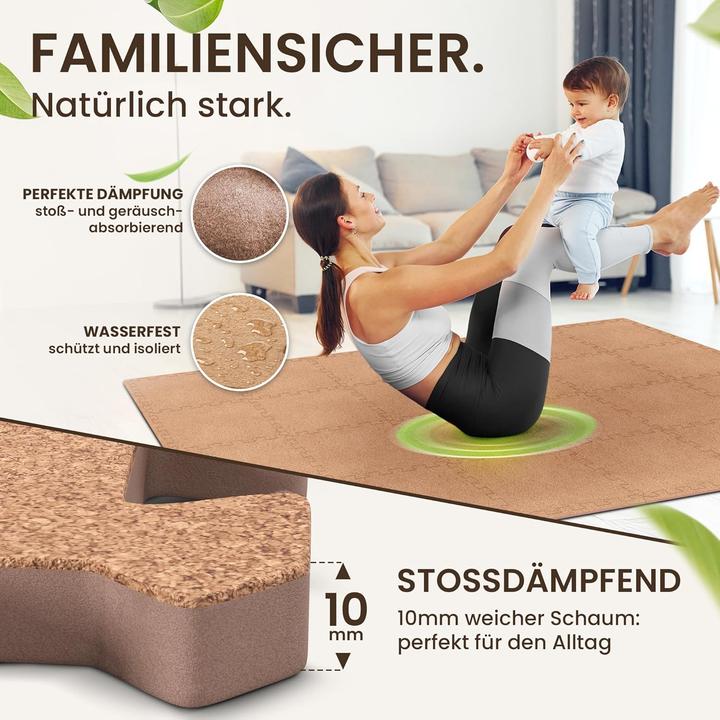 Produktbild BeMaxx 18er-Set Schutzmatten für Fitness (1 cm)